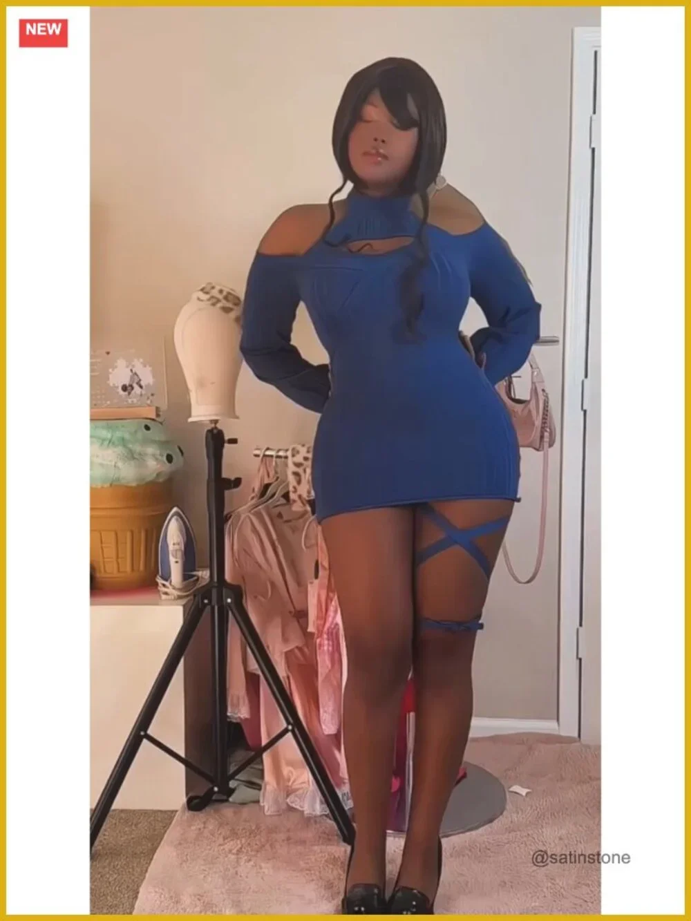Heart Sweater Lingerie Bodysuit Sexy Cosplay for Women Cosplay Anime Set